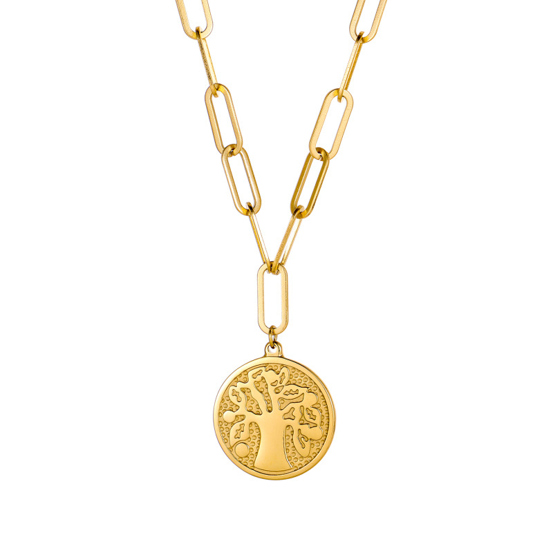 Collier pendentif rond Carlida - Luxury Lifestyle Us avis et prix