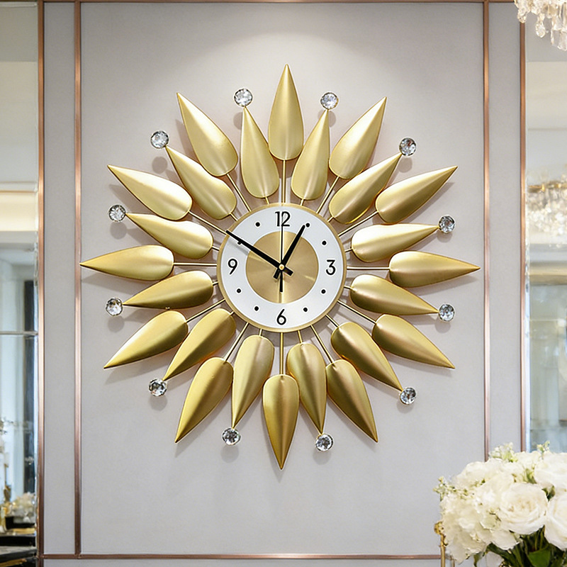 Horloge murale de luxe en méta - Luxury Lifestyle Us avis et prix