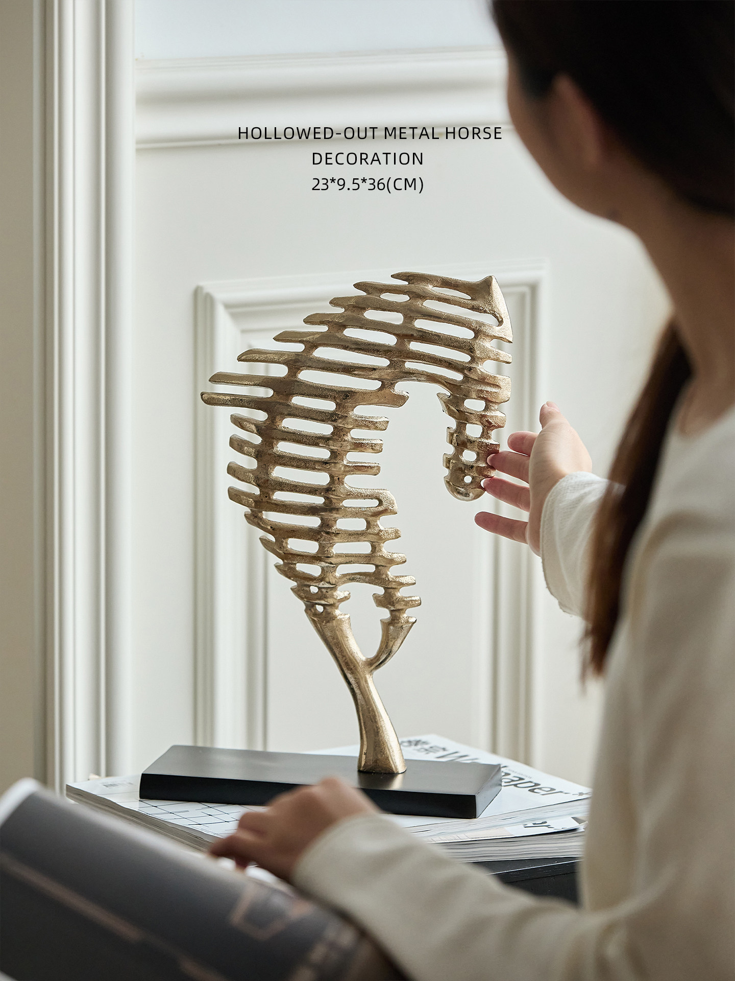 Sculpture Figurine Cheval Anné - Quiet Luxury Lifestyle avis et prix