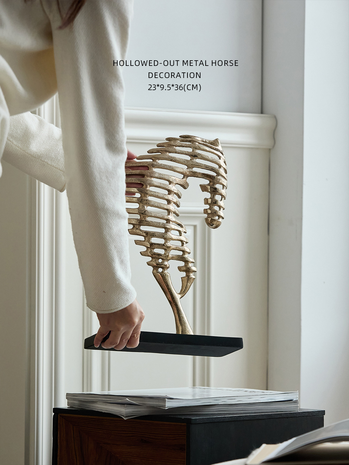 Sculpture Figurine Cheval Anné - Quiet Luxury Lifestyle avis et prix