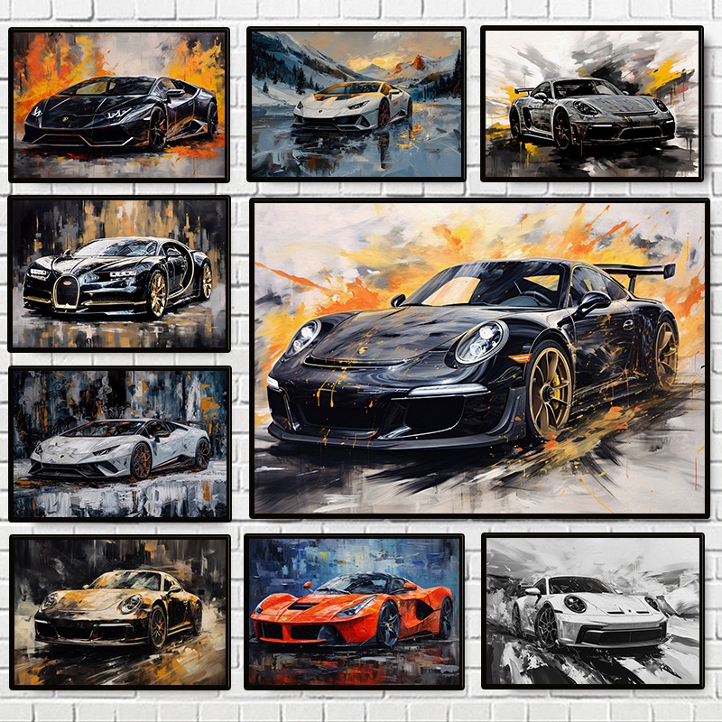Affiche de voitures de luxe ab - Quiet Luxury Lifestyle avis et prix