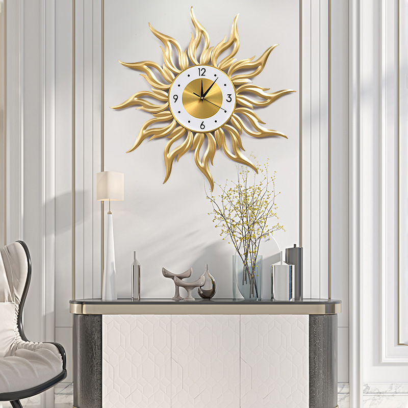 Horloge murale dorée nordique, - Luxury Lifestyle Homes avis et prix