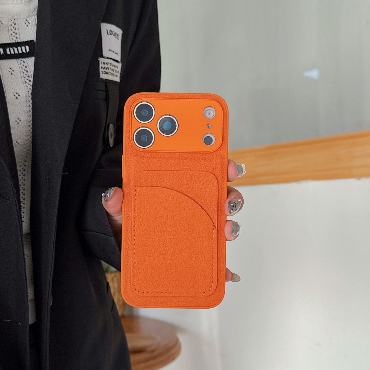 Étui porte-cartes en cuir coul - Leather Card Wallet avis et prix