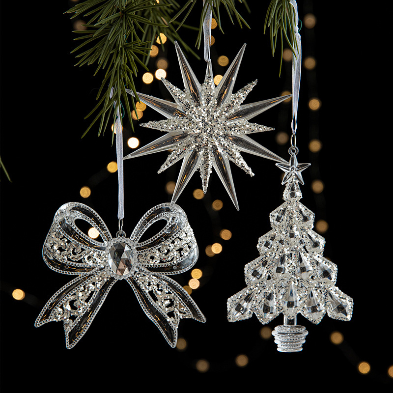 Pendentif de noël en cristal d - Quiet Luxury Lifestyle avis et prix